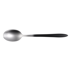 Coffee Spoon - GAYA Exeter handle grey-black all satin