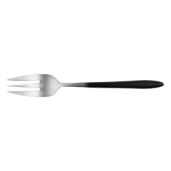 Cake fork - GAYA Exeter handle grey-black all satin