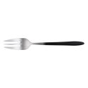 Cake fork - GAYA Exeter handle grey-black all satin