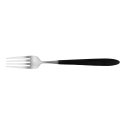 Dessert fork - GAYA Exeter handle grey-black all satin