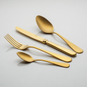 Cake Fork - Baguette Vintage PVD Gold Stone Wash