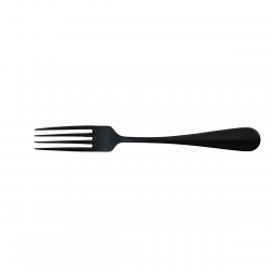 Dessert Fork - Baguette Vintage PVD Black Stone Wash